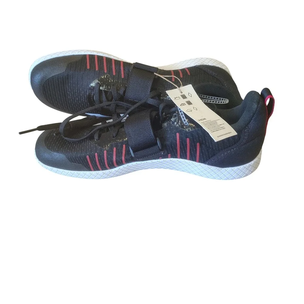 Adidas The Total‎ Weightlifting Shoes Mens 8 Womens 9 Black White Red GW6354
